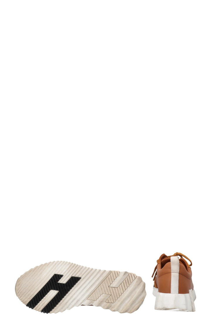 HERMÈS Bouncing Sneakers Camel