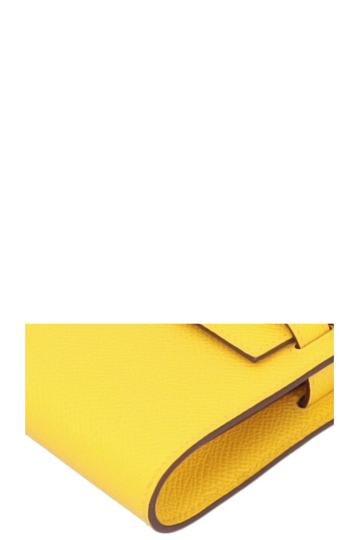 HERMES Kelly To Go Epsom Jaune Citron