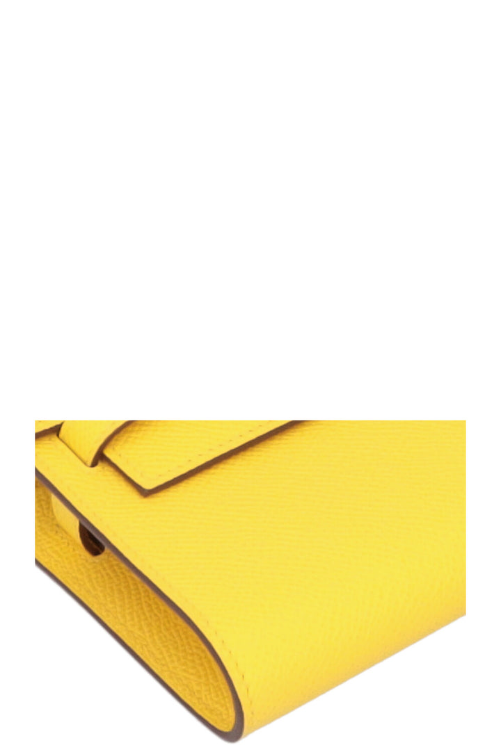 HERMES Kelly To Go Epsom Jaune Citron