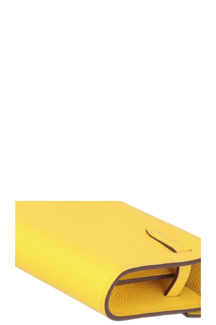 HERMES Kelly To Go Epsom Jaune Citron
