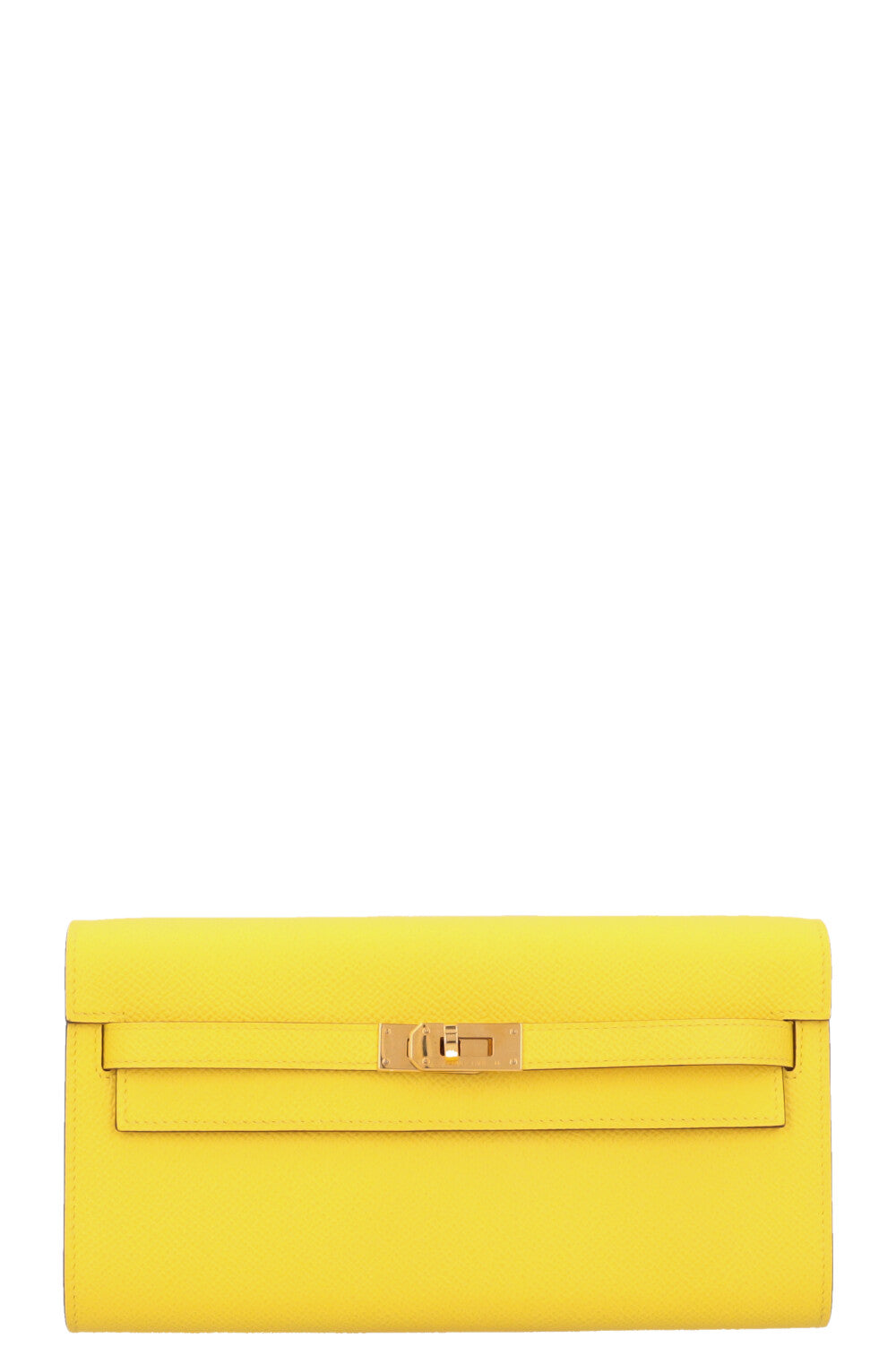 HERMES Kelly To Go Epsom Jaune Citron