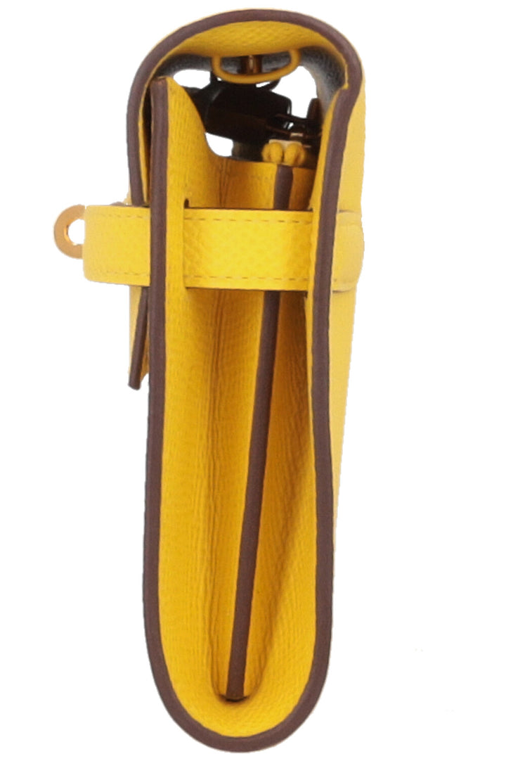 HERMES Kelly To Go Epsom Jaune Citron
