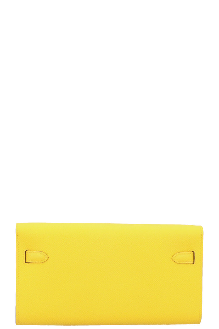 HERMES Kelly To Go Epsom Jaune Citron