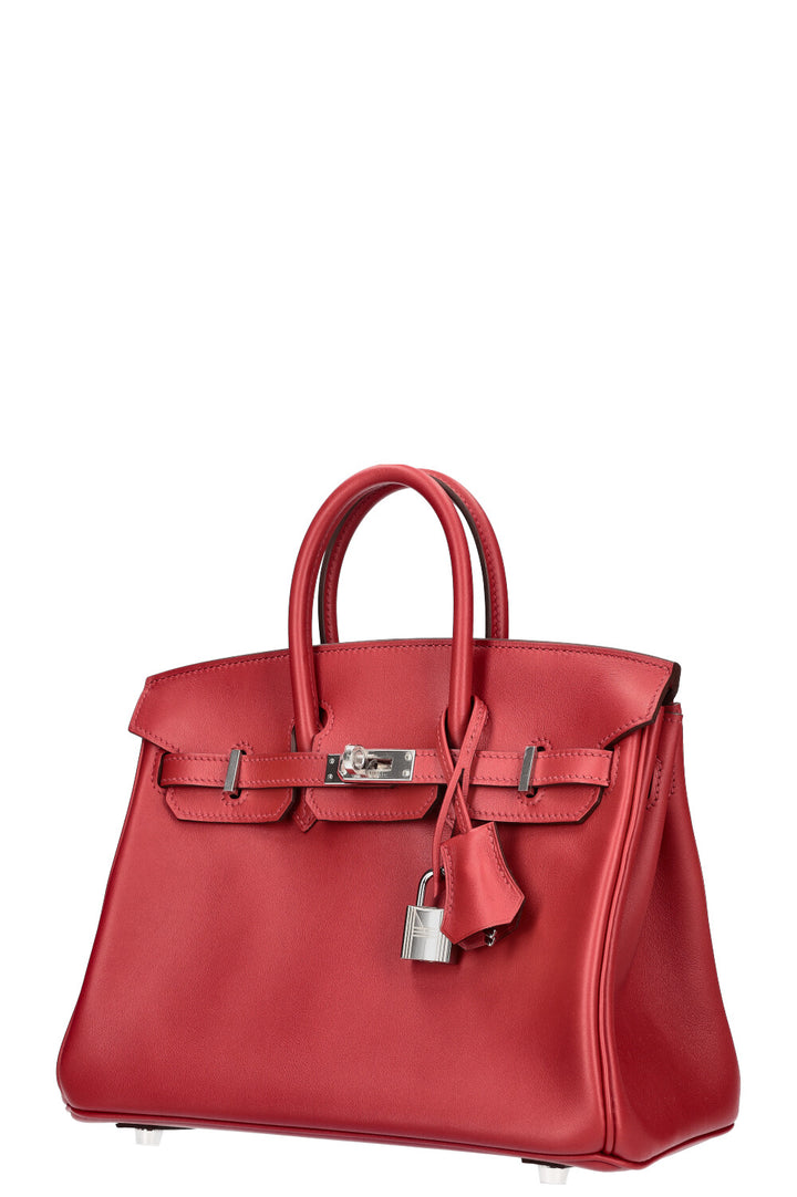 HERMÈS Birkin 25 Swift Rouge Coeur