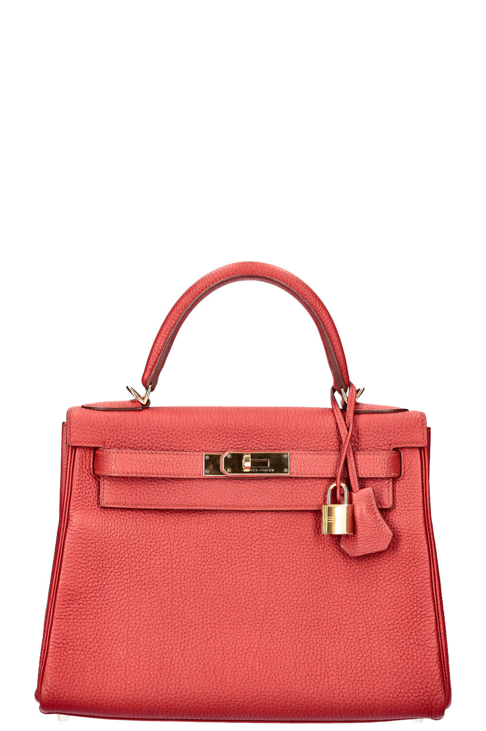 HERMÈS Kelly 28 Togo Red