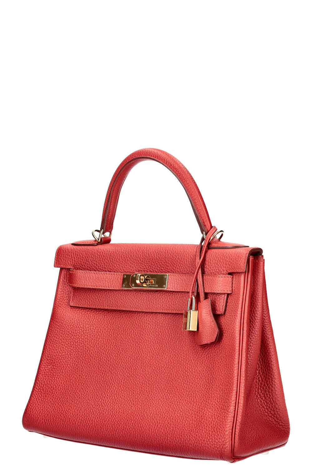 HERMÈS Kelly 28 Togo Red