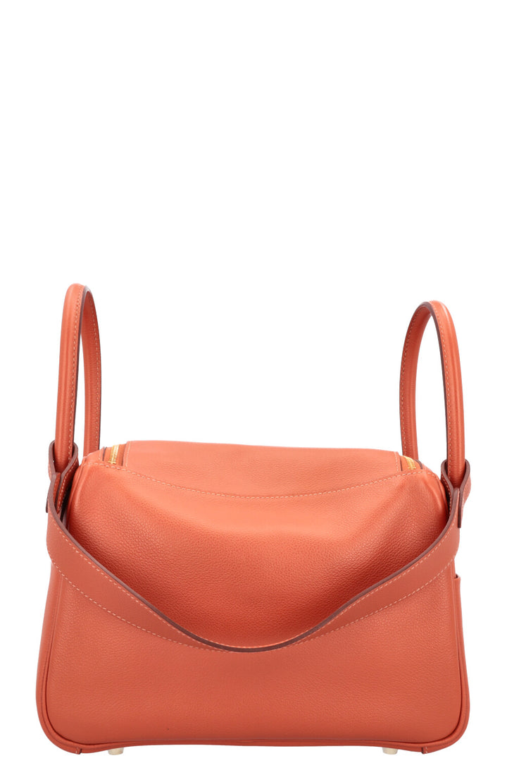 HERMÈS Lindy 26 Brick Orange