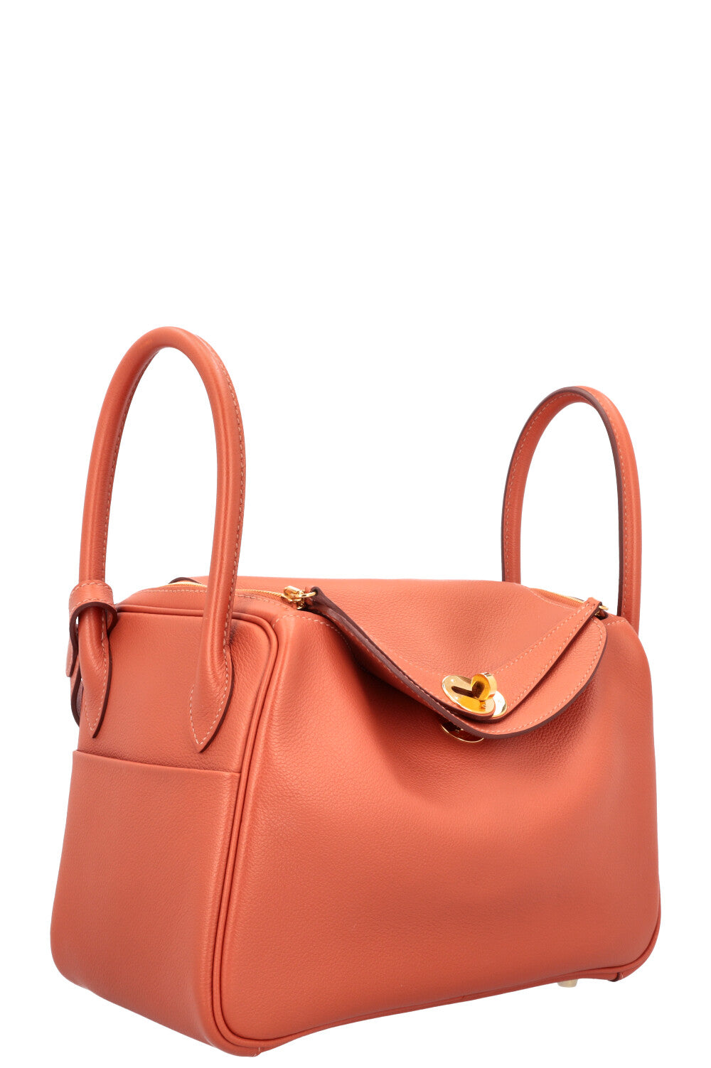 HERMÈS Lindy 26 Brick Orange