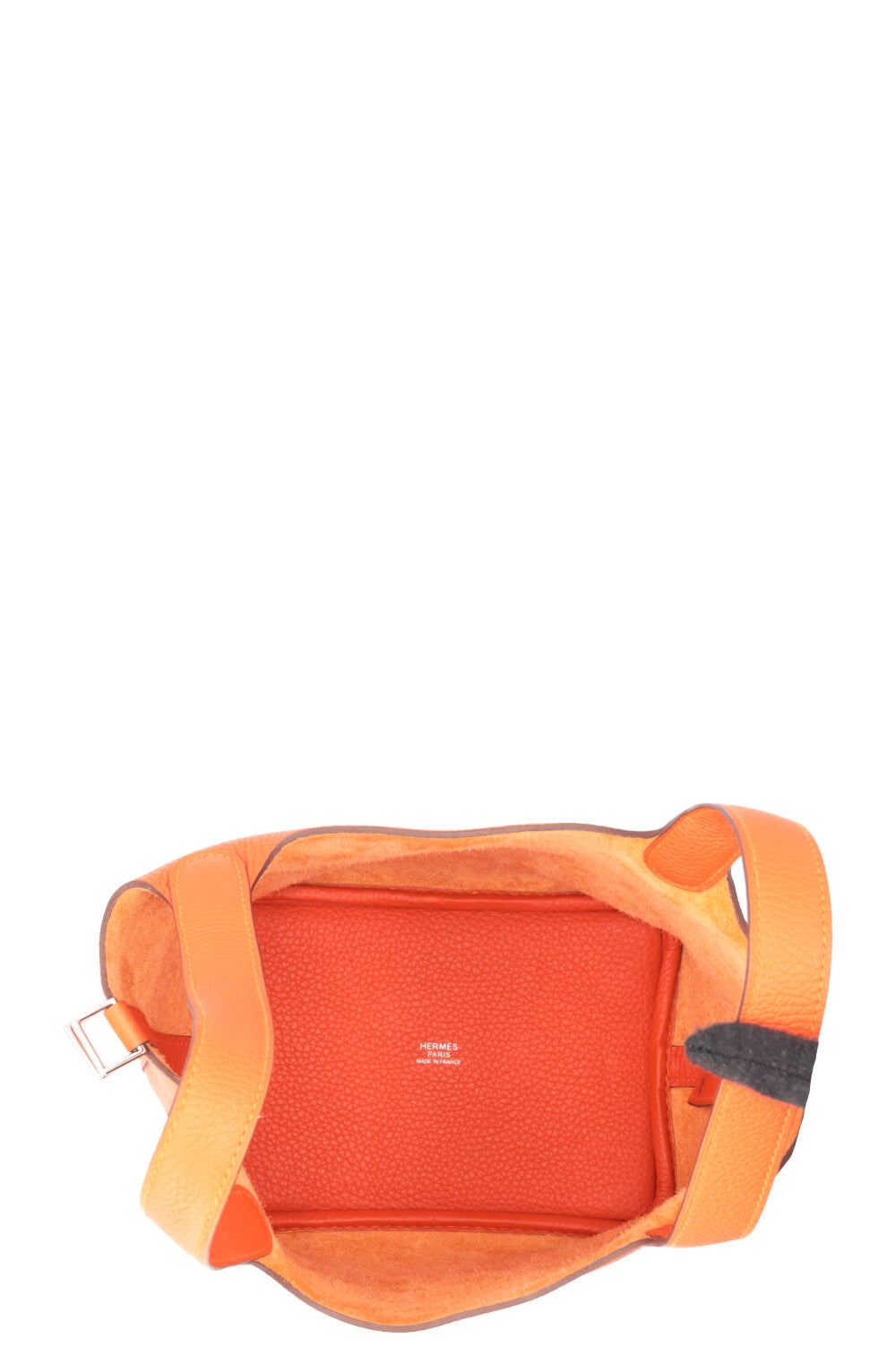 HERMÈS Picotin Lock Clemence 18 Orange