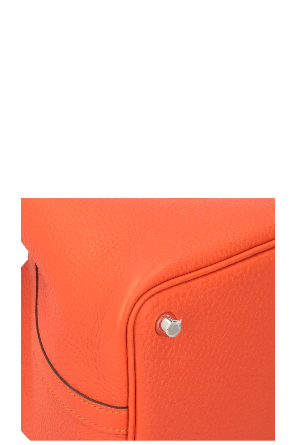 HERMÈS Picotin Lock Clemence 18 Orange