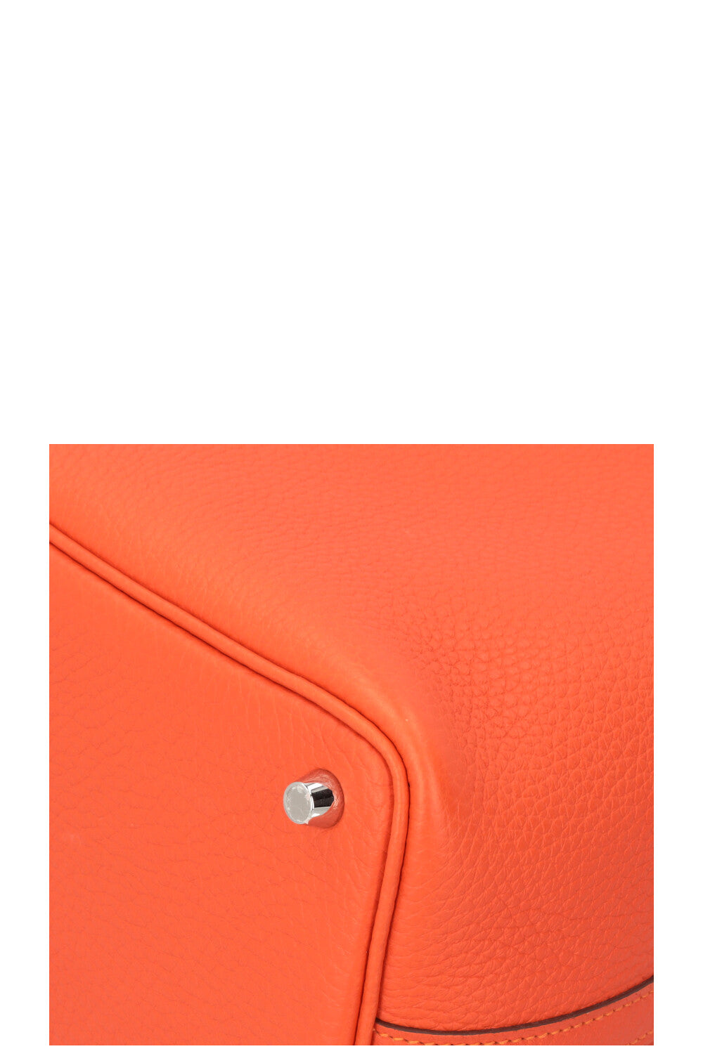 HERMÈS Picotin Lock Clemence 18 Orange