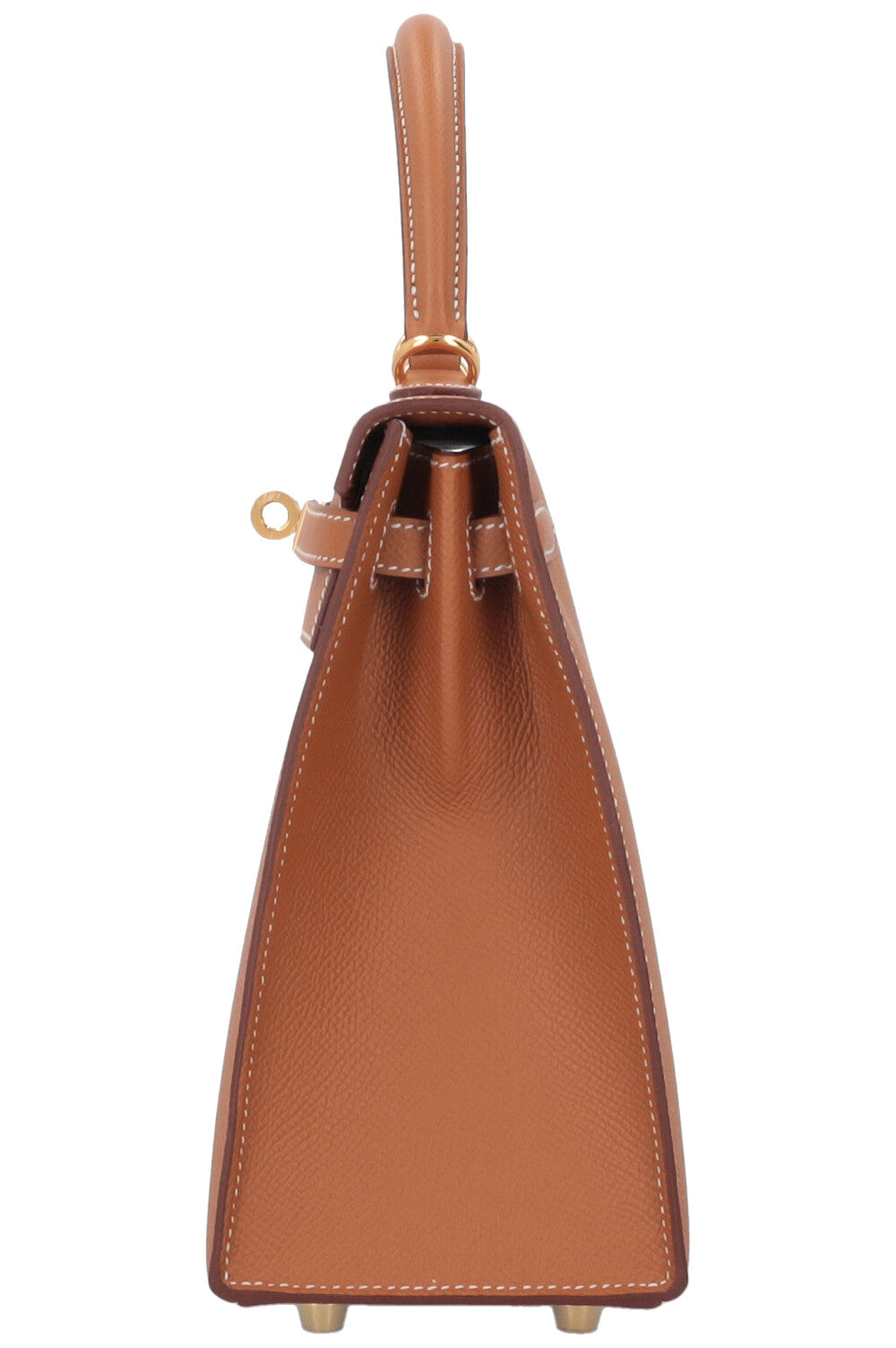 HERMÈS Kelly 25 Sellier Epsom Gold