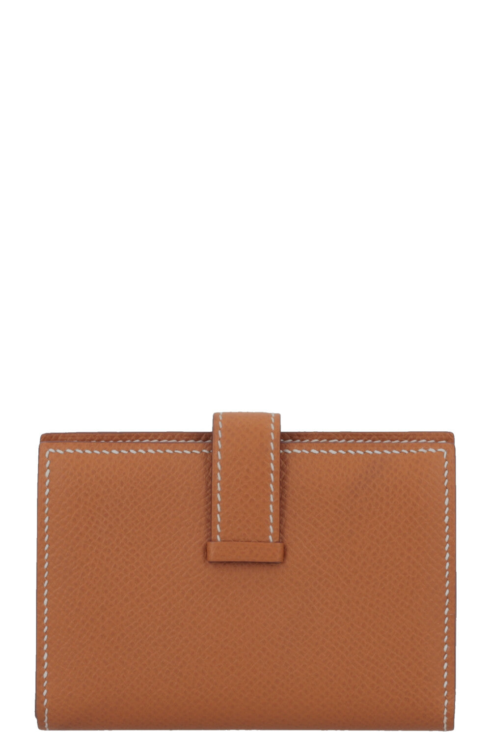HERMÈS Bearn Mini Wallet Epsom Gold