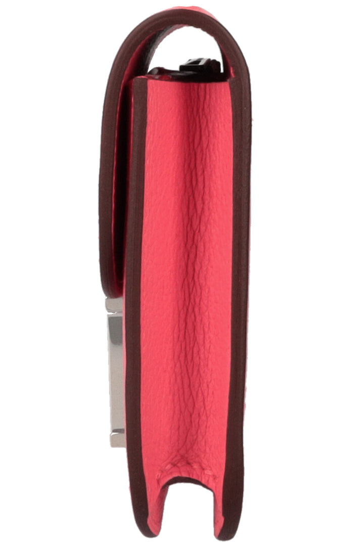 HERMÈS Constance Slim Wallet Evercolor Rose Azalee