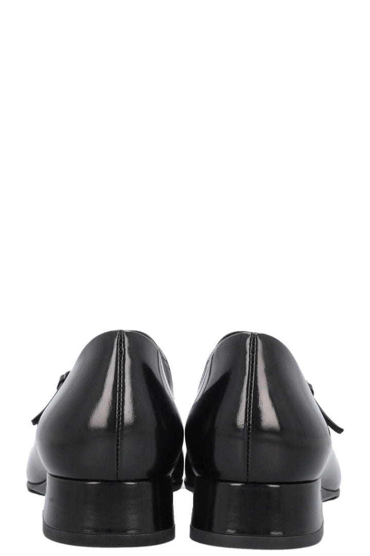 GUCCI Horsebit Mary Jane Heels Black