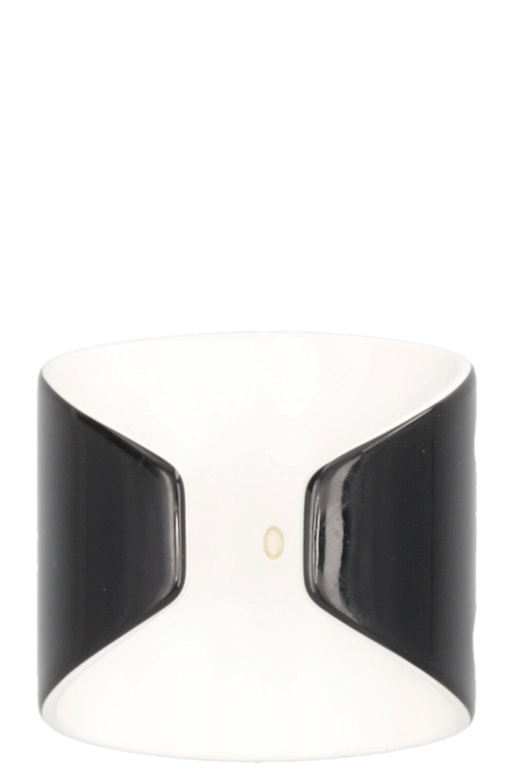 CHANEL CC Manchette Noir Blanc