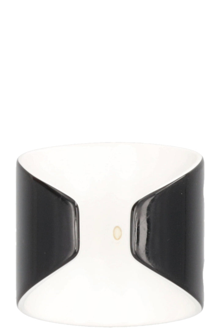 CHANEL CC Manchette Noir Blanc