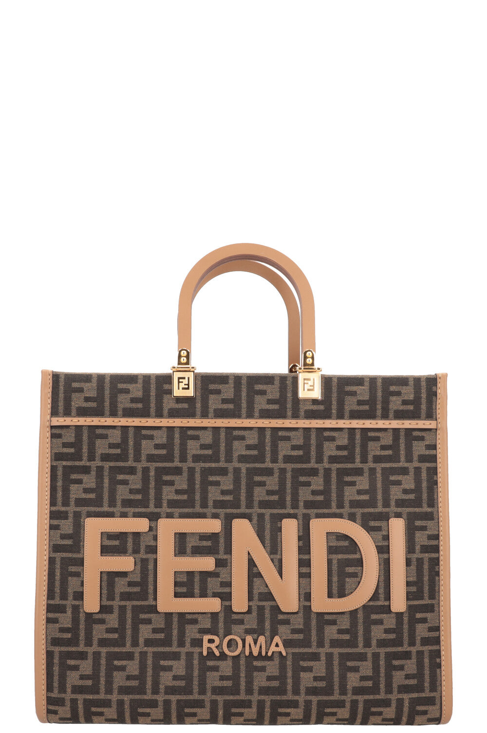 FENDI Zucca Print Sunshine Tote Bag
