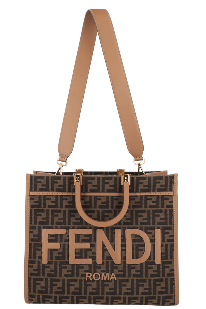FENDI Zucca Print Sunshine Tote Bag