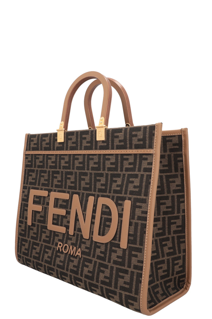 FENDI Zucca Print Sunshine Tote Bag