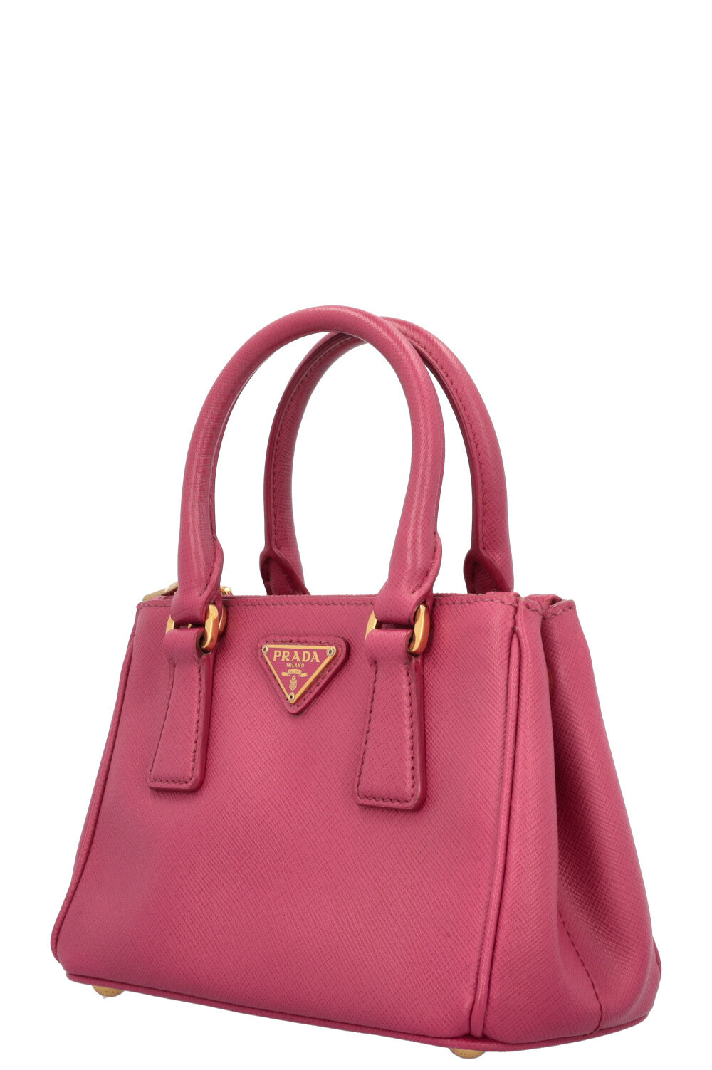 PRADA Micro Galleria Bag Saffiano Pink