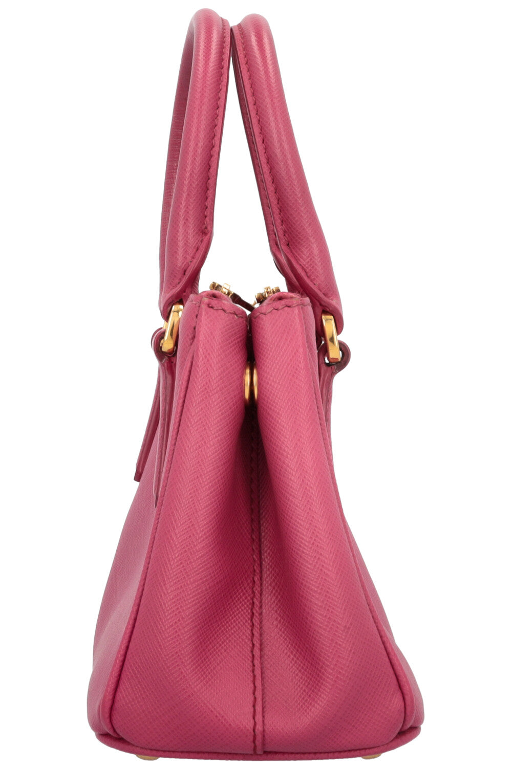 PRADA Micro Galleria Bag Saffiano Pink