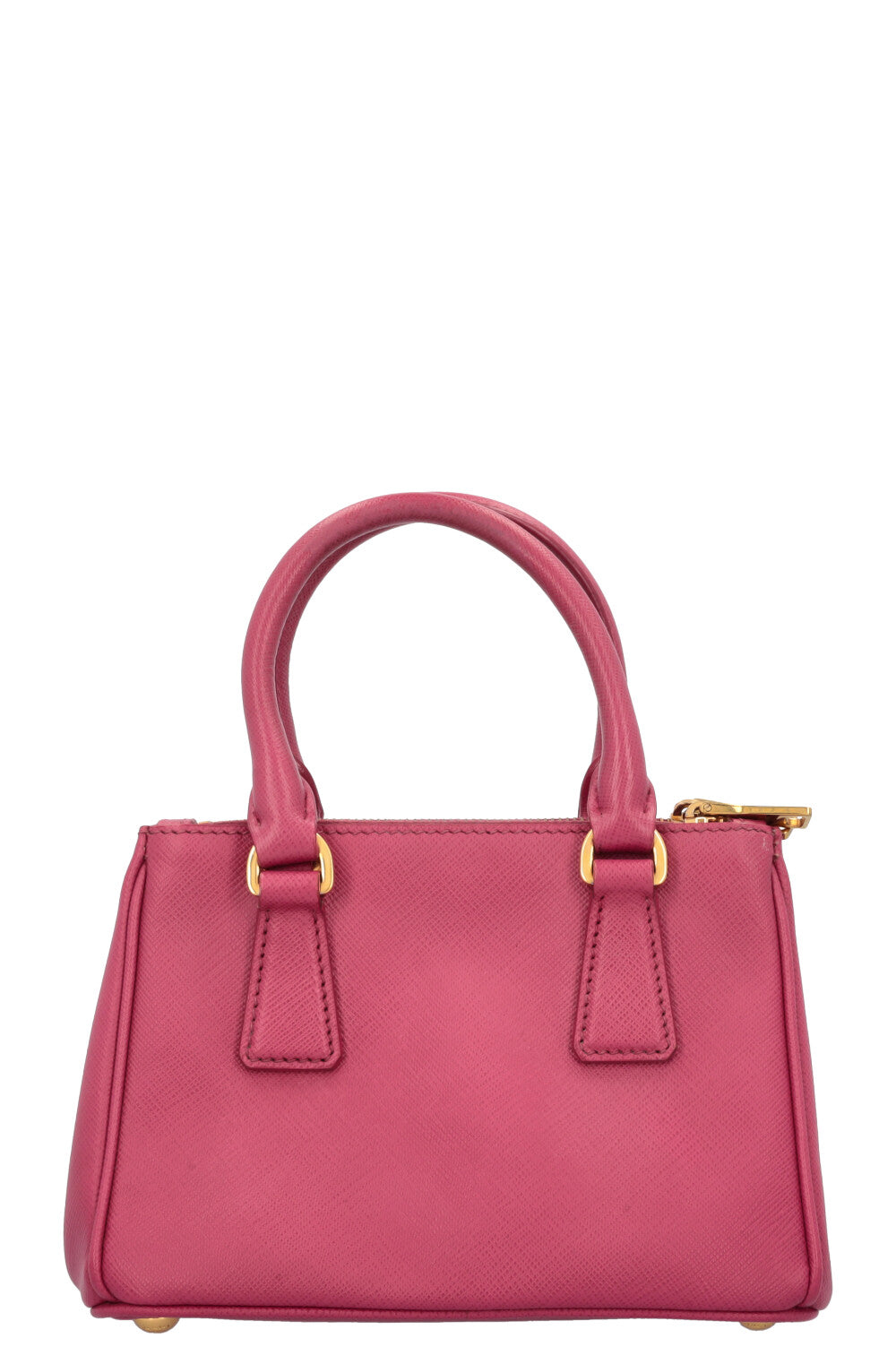 PRADA Micro Galleria Bag Saffiano Pink
