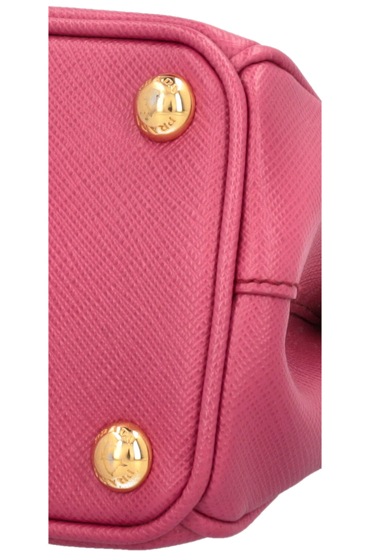 PRADA Micro Galleria Bag Saffiano Pink