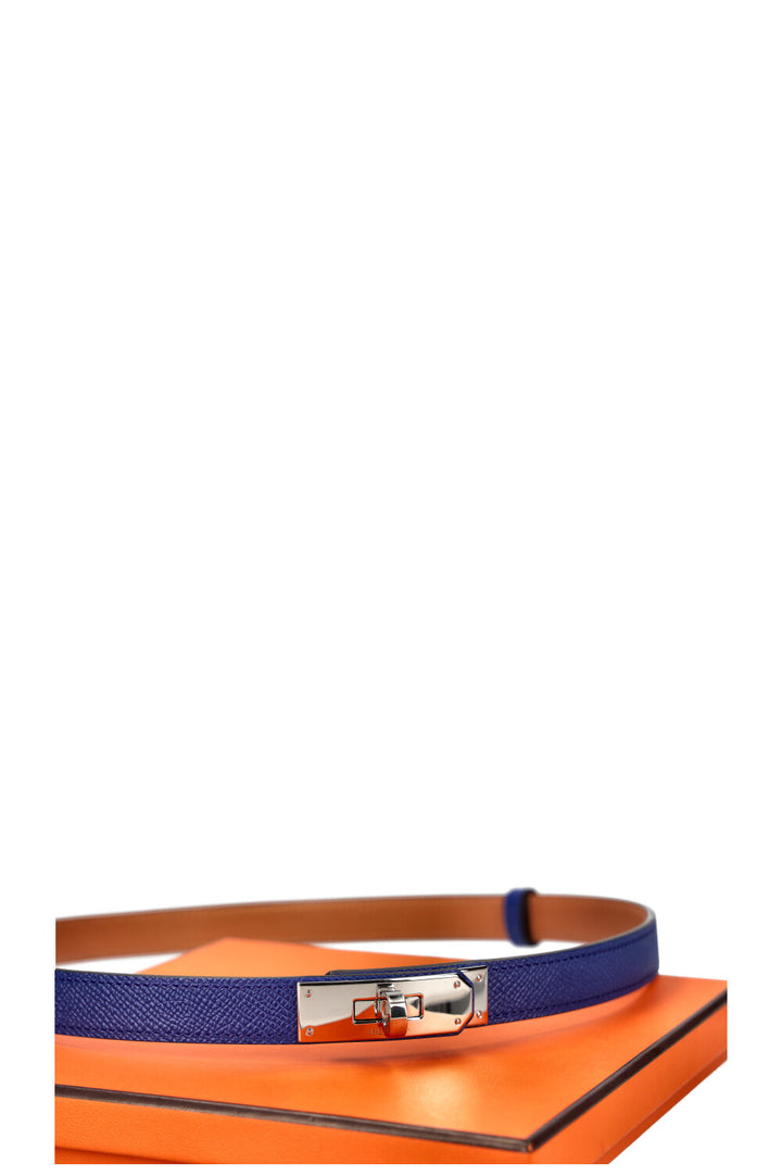 HERMÈS Kelly Belt 18 Royal Blue