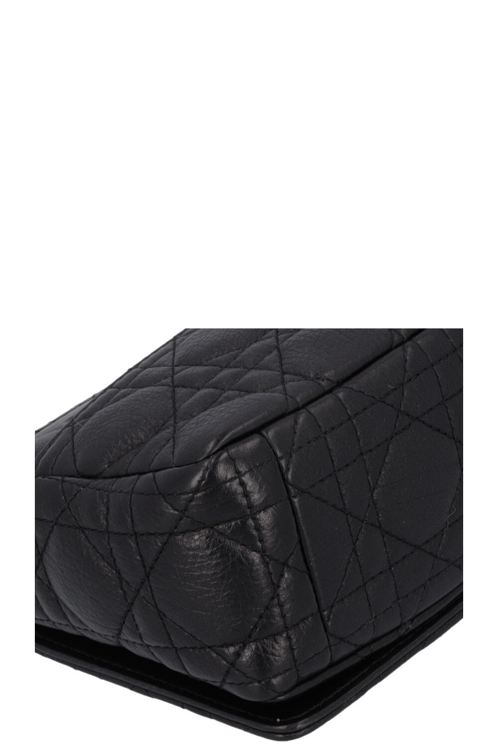 CHRISTIAN DIOR Small Caro Bag Leather Black