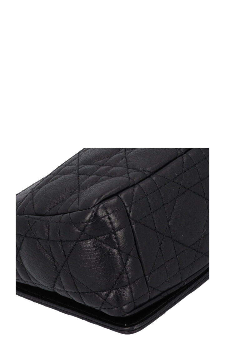 CHRISTIAN DIOR Small Caro Bag Leather Black