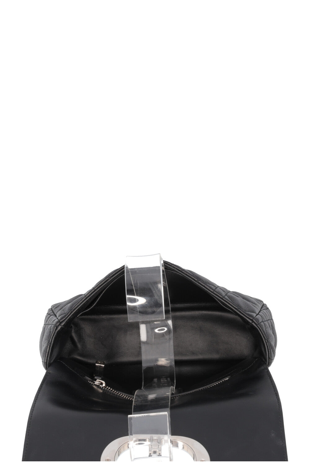 CHRISTIAN DIOR Small Caro Bag Leather Black