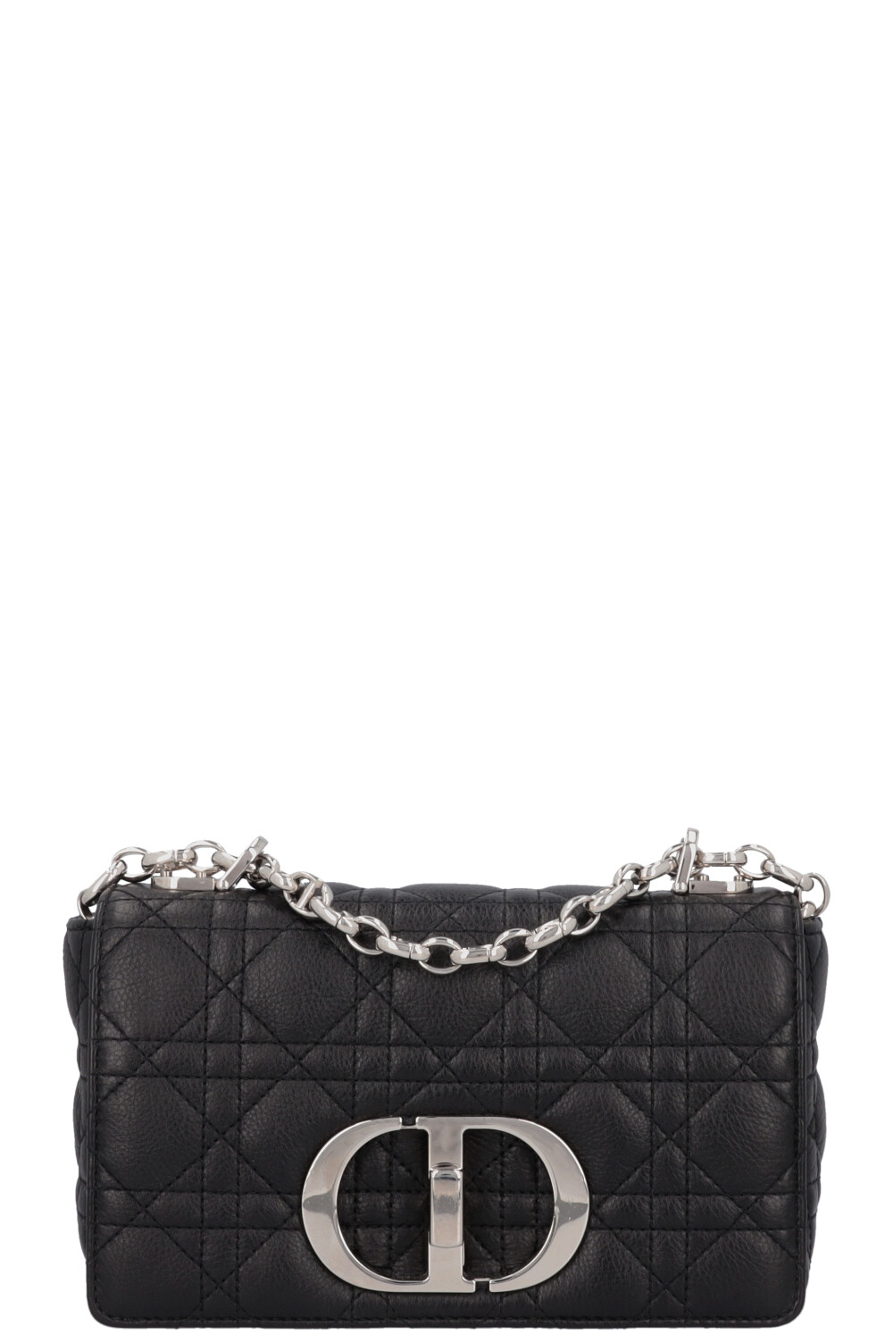 CHRISTIAN DIOR Small Caro Bag Leather Black