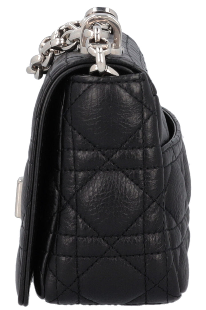 CHRISTIAN DIOR Small Caro Bag Leather Black