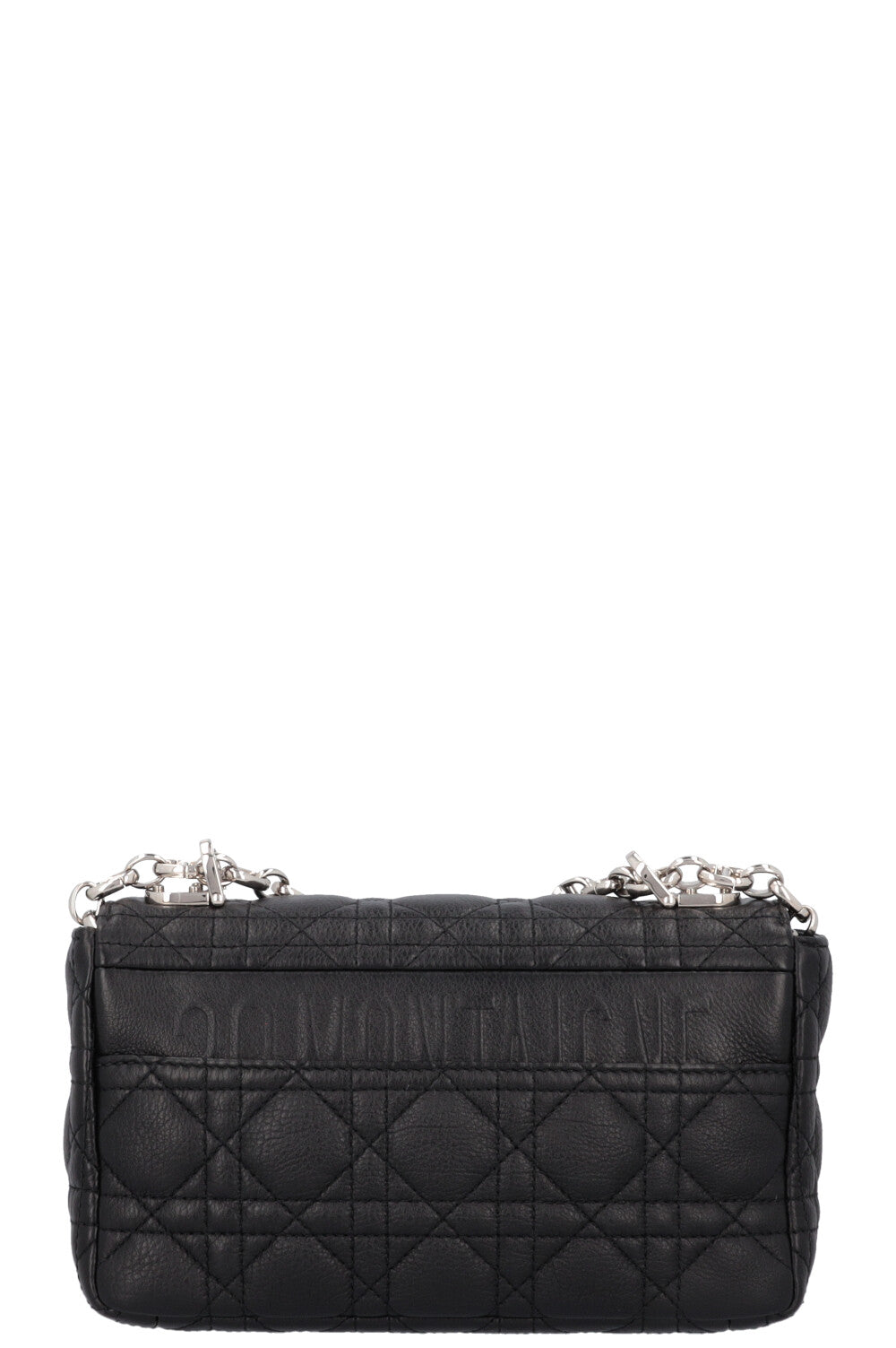 CHRISTIAN DIOR Small Caro Bag Leather Black