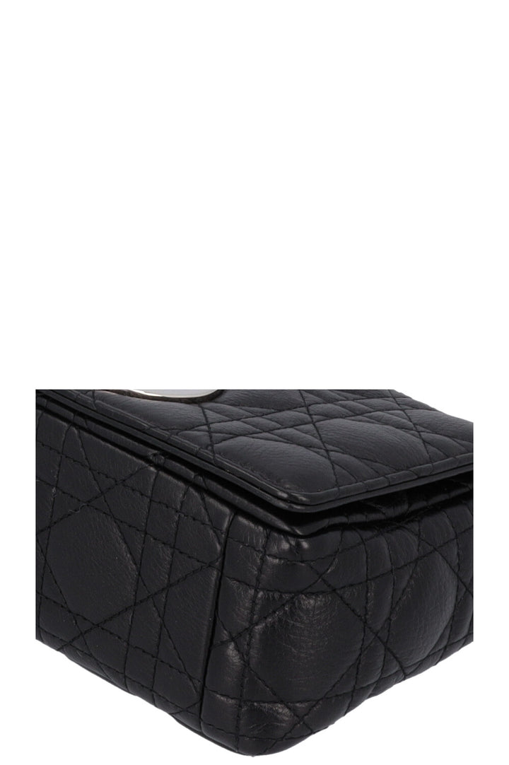CHRISTIAN DIOR Small Caro Bag Leather Black