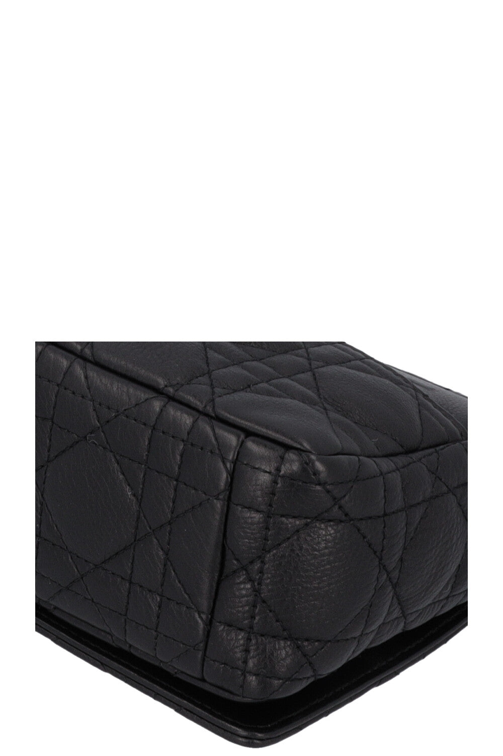 CHRISTIAN DIOR Small Caro Bag Leather Black