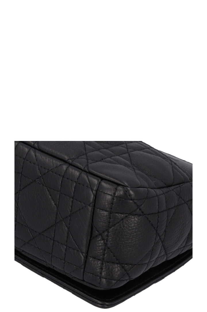 CHRISTIAN DIOR Small Caro Bag Leather Black
