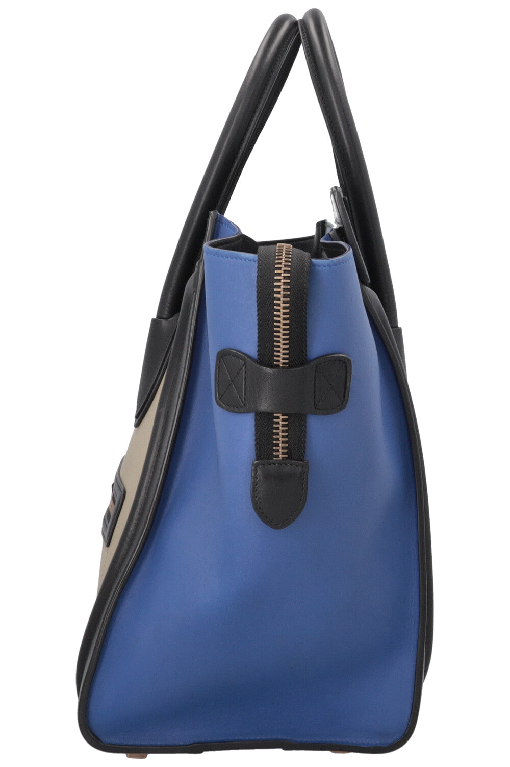 CÉLINE Luggage Mini Tricolor Blue