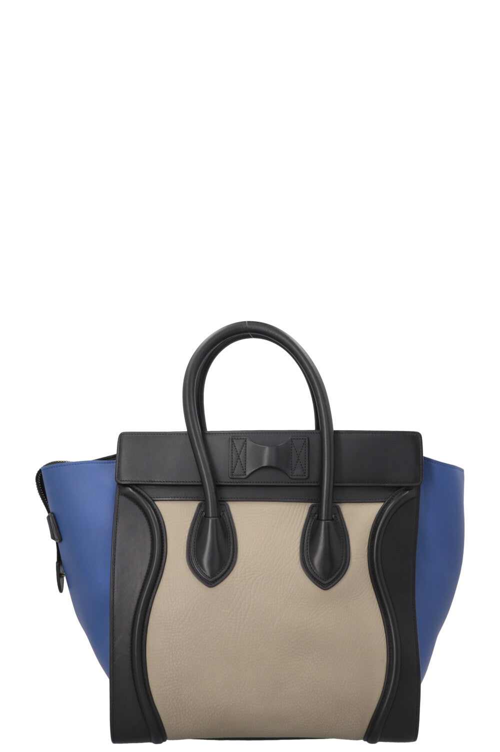 CÉLINE Luggage Mini Tricolor Blue