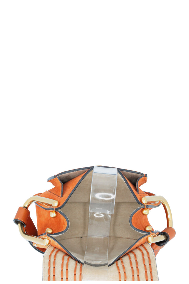 CHLOÉ Hudson Small Bag Suede Cognac