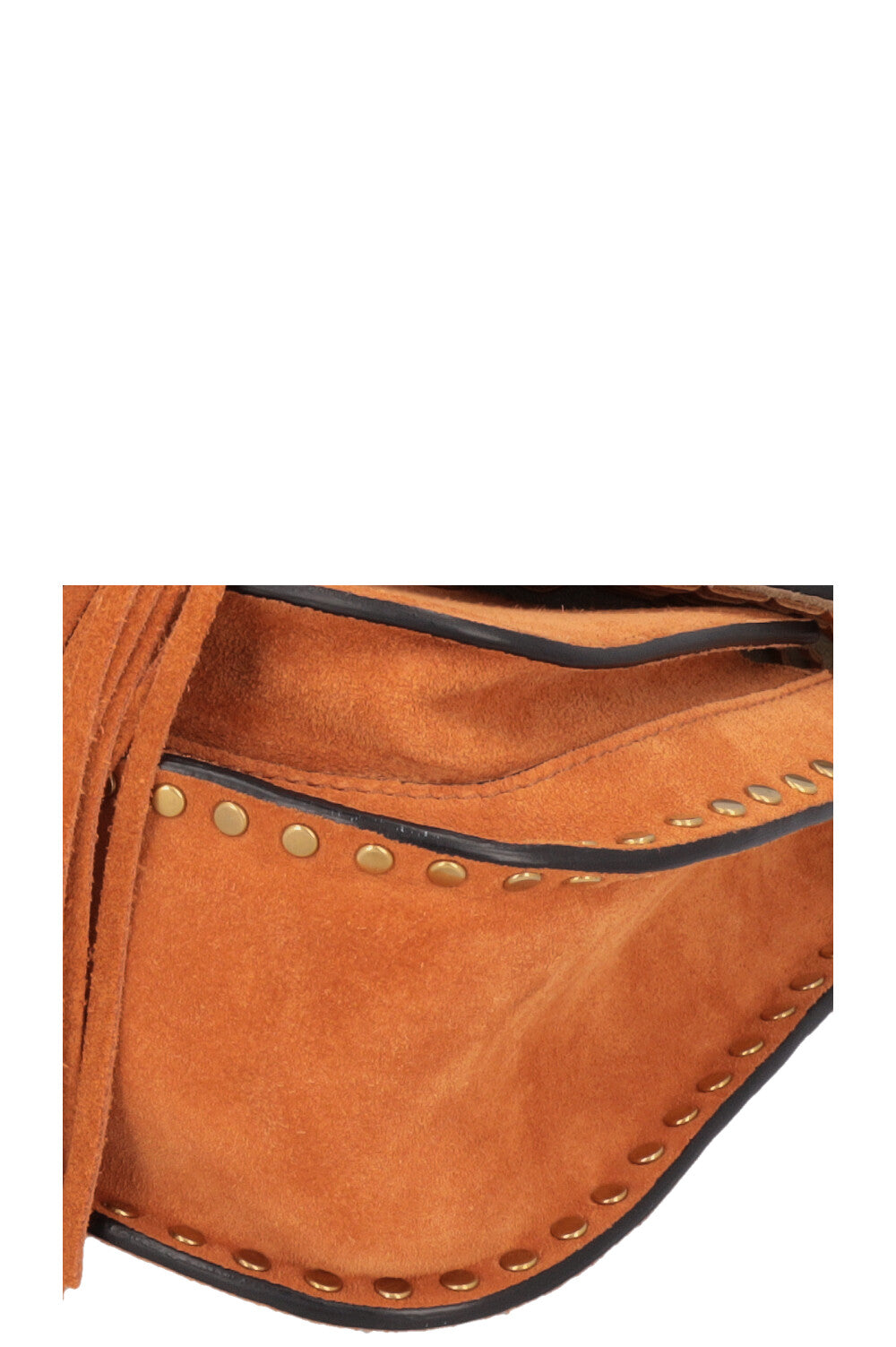 CHLOÉ Hudson Small Bag Suede Cognac