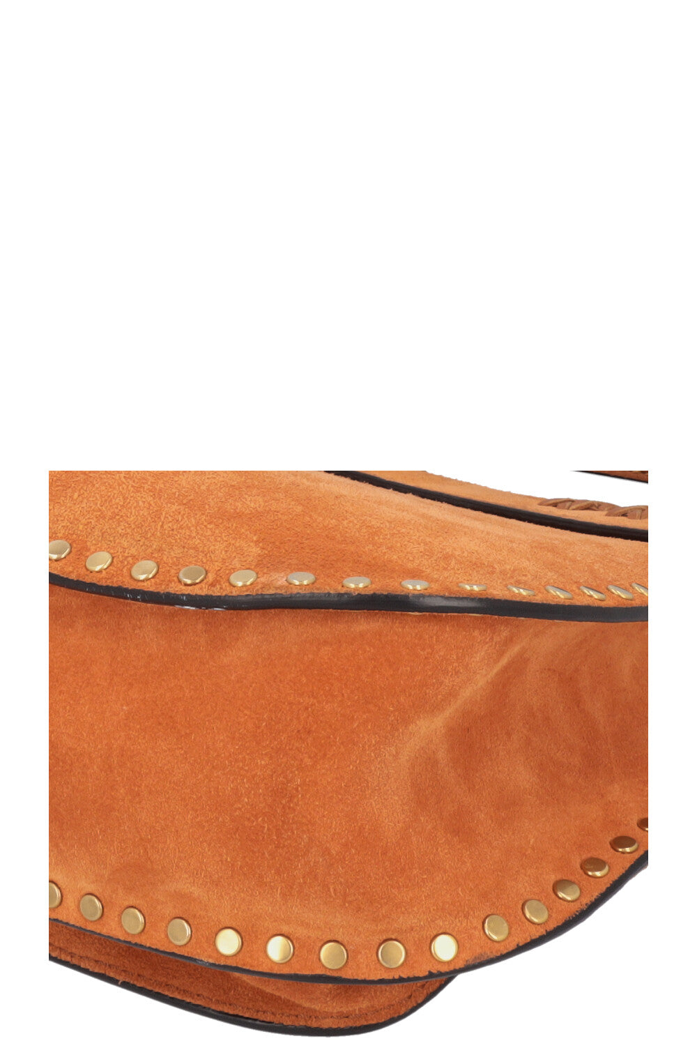 CHLOÉ Hudson Small Bag Suede Cognac