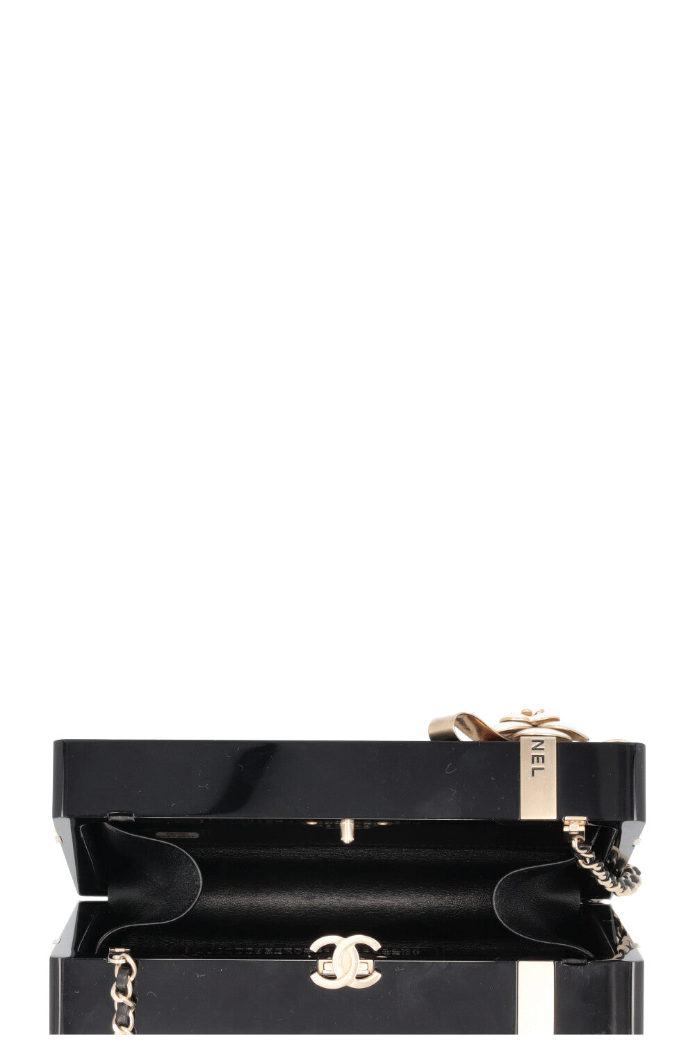 CHANEL Gift Box Minaudière Black