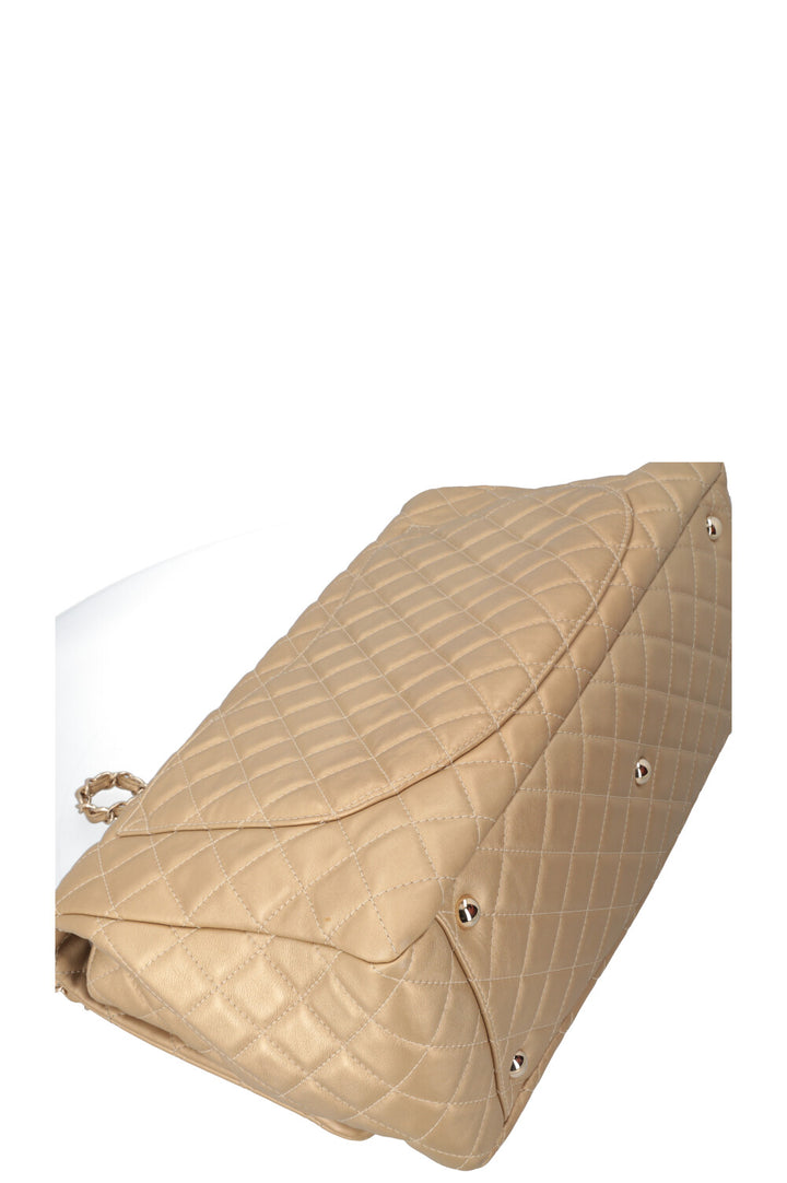 CHANEL XXL Airline Classic Flap Bag Gold