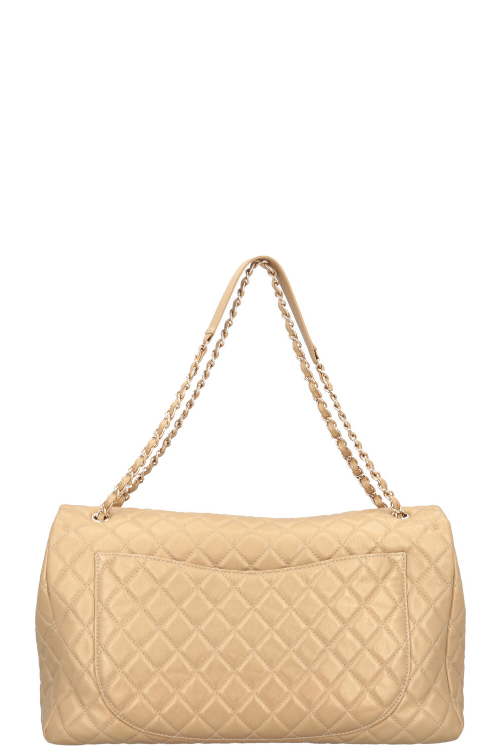 CHANEL XXL Airline Classic Flap Bag Gold