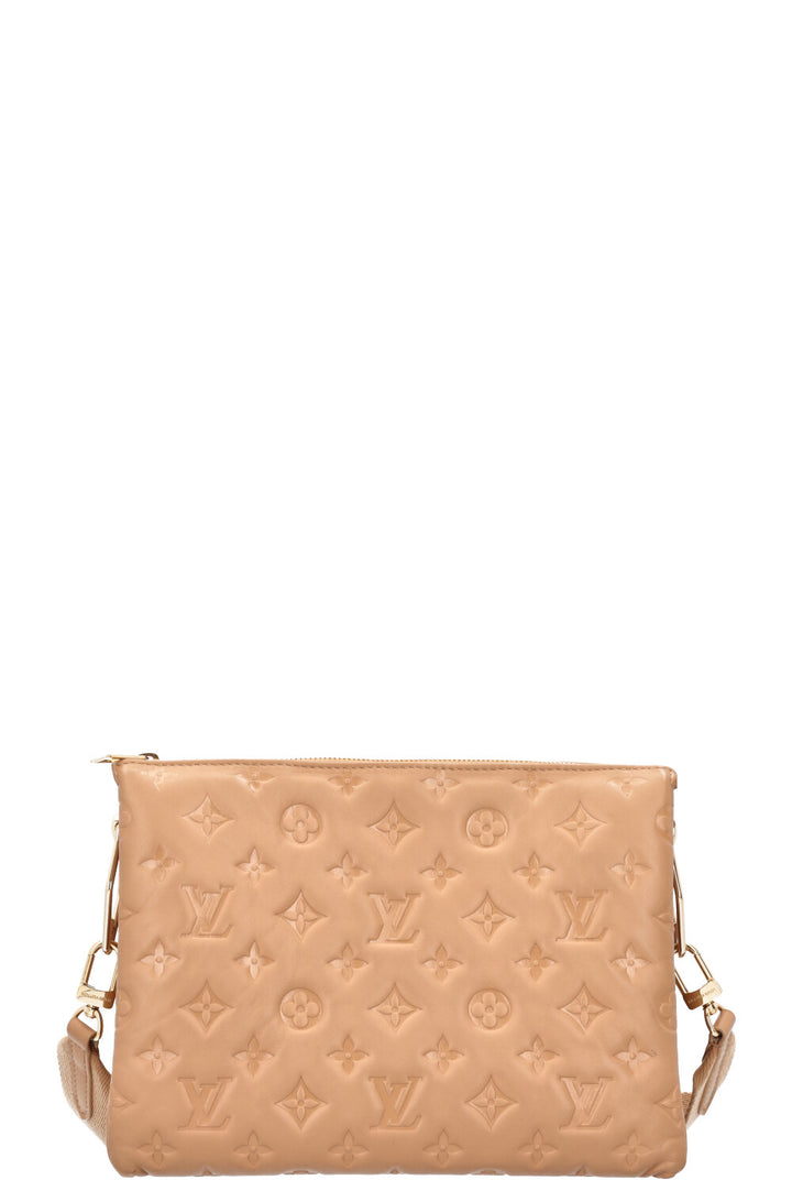 LOUIS VUITTON Coussin PM Bag Leather Beige