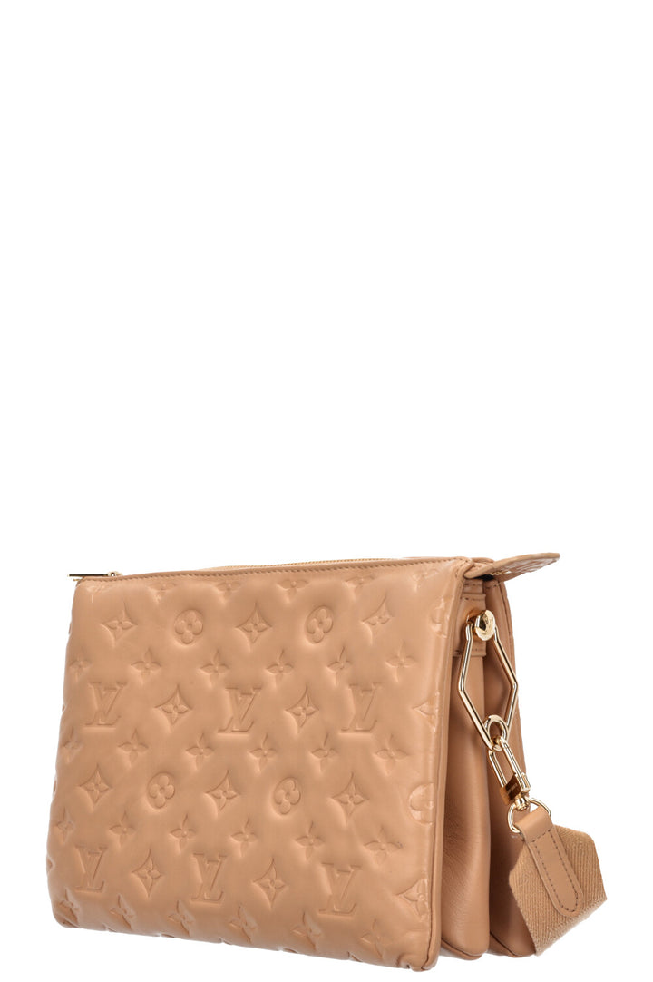 LOUIS VUITTON Coussin PM Bag Leather Beige