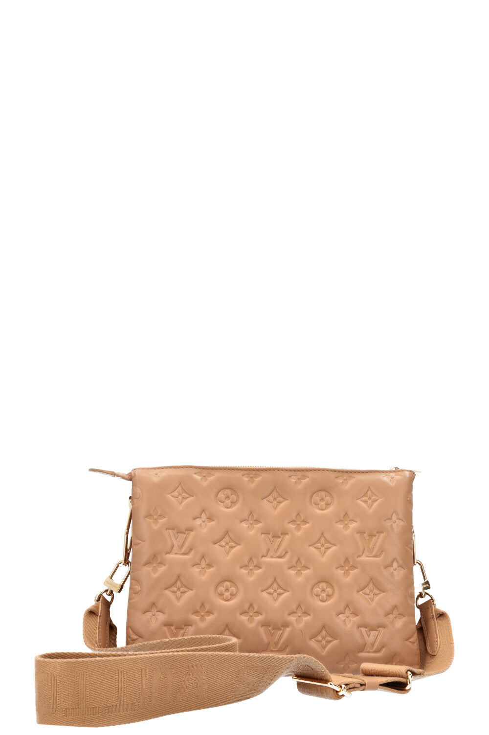 LOUIS VUITTON Coussin PM Bag Leather Beige