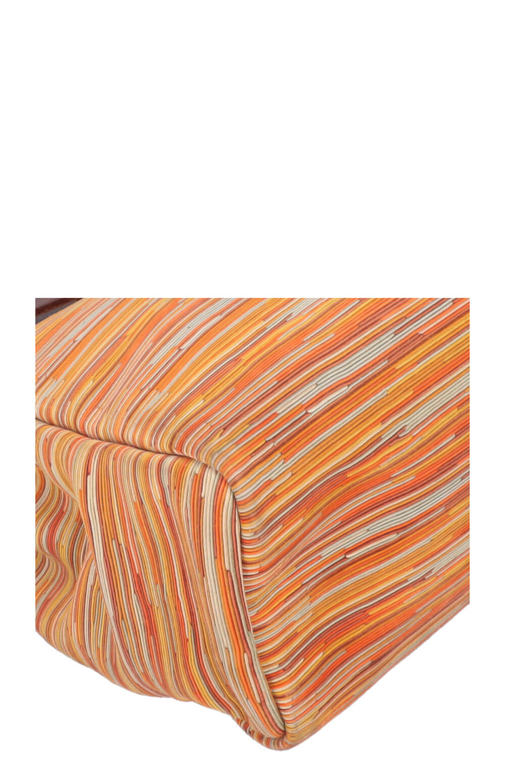 HERMÈS Vibrato Herbag 31 Leather Orange Multicolor